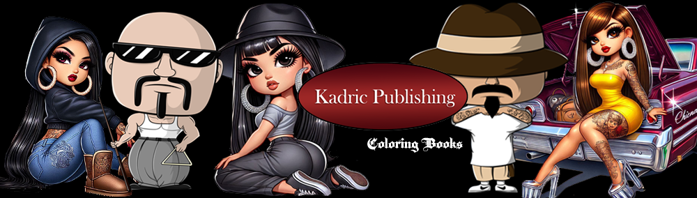 Lowrider Girls Adult Coloring Books